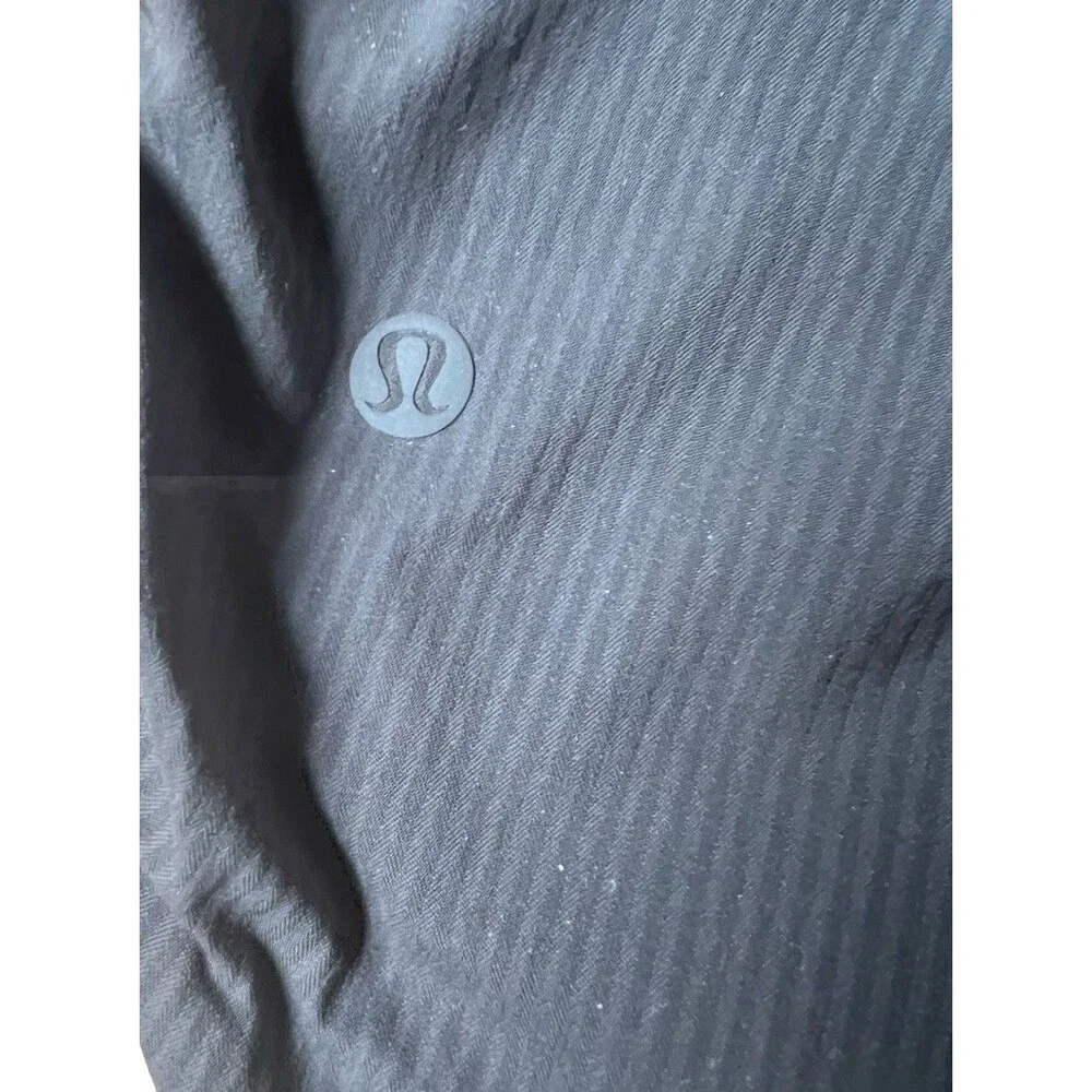 Lululemon High Waisted Grey Joggers Side Stripe Size 6